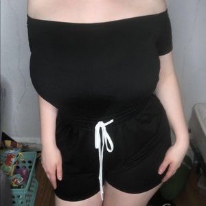 Off the shoulder romper